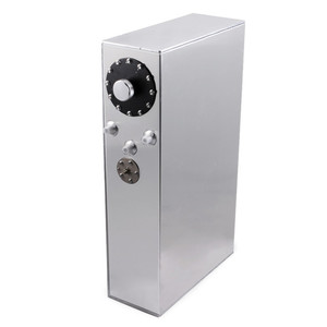 Novo Tanque de Combustível Quadrado de Alumínio <span class=keywords><strong>70L</strong></span> com Sensor Preto Prata para Todos os Carros, Célula de Combustível, Reservatório de Óleo, Peças Automotivas - Product Image 5
