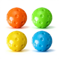 Balles de pickleball silencieuses en mousse PU, souples, avec la dernière technologie d'amortissement du bruit, imperméables, 30g, pour tous les âges