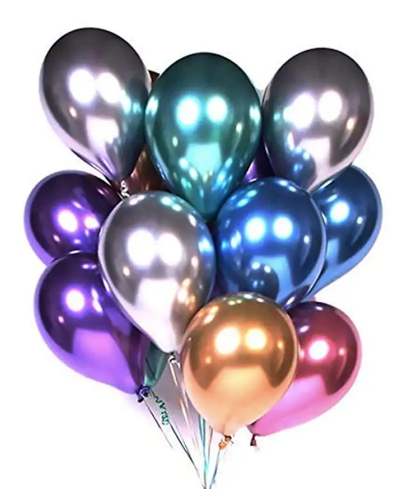 Party & wedding high quality Metal ballon colorful peal metallic latex balons decoration Chrome balloons