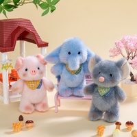 Pendentifs en peluche en gros : Singe, Éléphant, Chiot, Cerf et Panda – 14 cm, rembourrés en coton PP