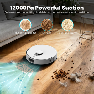 10000pa Aspiradora Robot Automatic Hot Air Drying Robot Vacuum Cleaner and <b>Mop</b> with Self <b>Cleaning</b> - Product Image 5