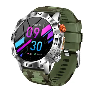 2024 Latest k59 Smart Watch For Men reloj 1.43 inch AMOLED 466*466 HD Display Rugged Sports BT Calling Connected Smartwatch