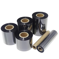 Pita Resin Tinta Hitam Berkualitas Tinggi Laris Manis Pabrik Profesional 110mm*300m Pita Transfer Termal