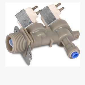 Vanne solénoïde d'entrée pour lave-linge AjU73432602, double vanne, 12V CC, pièce pour appareil électroménager - Product Image 3