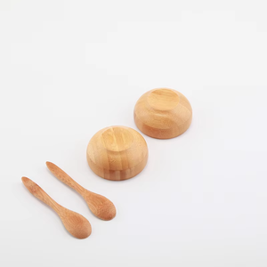 Set di Ciotole per Miscelazione Maschere Facciali Ecologiche in Bambù con Spatola, Ciotola in Legno per Donne - Product Image 6