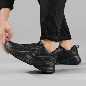 Chaussures de sport en cuir pour hommes, antidérapantes, grandes tailles, décontractées, pour la course, les voyages quotidiens et les trajets, vente en gros, en stock - Product Image 3