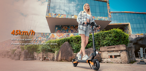 Trottinette électrique Kukrin Pro 2025 avec écran couleur, batterie au lithium, pliable, étanche, autonomie de 55 km, pneus de 9 pouces, pour adultes - Product Image 4