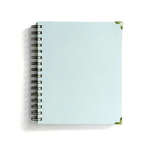 Planificador de Agenda Pre-Pu transparente, papel en espiral, carpeta diaria con tela y cubierta de PP, bloques mensuales De planificador - Product Image 1