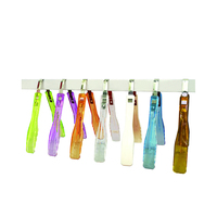 Pince de cuisine en plastique de 20 cm pour la maison, ensemble de couverts et de vaisselle en plastique, cuillère et fourchettes, ensemble d'ustensiles en plastique