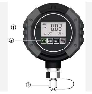 कारखाना मूल्य नया 2 तरह डिजिटल कई गुना गेज एयर कंडीशनिंग डिजिटल रेफ्रिजरेटर दबाव गेज दबाव परीक्षक - Product Image 4