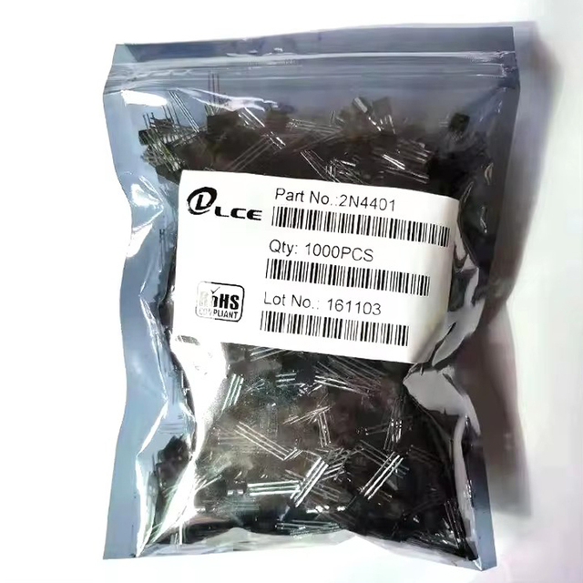 Factory Direct Bipolar Junction Transistor 2N5401 TO-92 Plug-In 5401 PNP 600MA Power Transistor Amplifier Triode