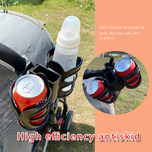 Portabicchieri universale per passeggino <span class=keywords><strong>a</strong></span> doppia scanalatura con rotazione da viaggio per passeggino - Product Image 2