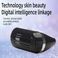 Caméra d'analyse cutanée intelligente sans fil AI Trichoscope, grossissement 50x, connectivité Wi-Fi, portable, UV polarisé, pour soins de la peau