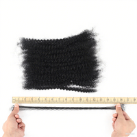 Cheveux humains 100% Remy bruts en gros, haute qualité, Afro Kinky en vrac sans trame, pour dreadlocks, torsades et tresses