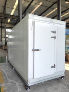 Chambre froide mobile personnalisée, chambre de congélation +10 ℃   à -35 ℃   pour les produits de la mer et la viande surgelés - Product Image 4