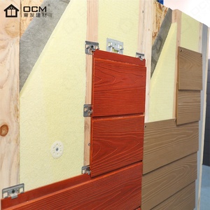 ألواح أسمنتية عالية الجودة بنمط الخشب من OCM، ألواح تكسية خارجية بملمس خشبي، ألواح أسمنتية زخرفية مقاومة للعوامل الجوية - Product Image 6