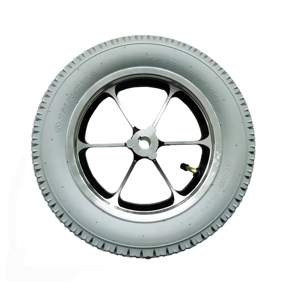 12 дюймов пневматические швартовые кранцы для Алюминиевый обод для инвалидных колясок приводное колесо с шпоночным пазом для промышленных ворот подшипник для людей пожилого возраста велосипеды/электрическая тележка для покупок