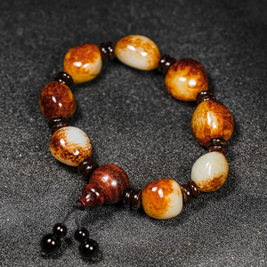 Pulsera <span class=keywords><strong>de</strong></span> cuentas <span class=keywords><strong>de</strong></span> <span class=keywords><strong>jade</strong></span> Hetian PFT Henan Seed con varios <span class=keywords><strong>tipos</strong></span> <span class=keywords><strong>de</strong></span> piedras originales, para hombres y mujeres, piel roja <span class=keywords><strong>de</strong></span> jujube, Tianbaiyu, regalo - Product Image 3
