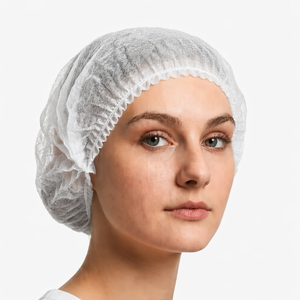<span class=keywords><strong>Gorro</strong></span> de Redecilla para el Cabello de Grado Alimenticio, para Servicios de Catering y Cocina, Antivaho, Marca Personalizada, Ligero, Suave y Cómodo, Fabricante Chino - Product Image 1