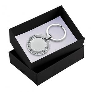 Organizador de Joyas Black Box 60X83 H 35 mm con Compartimento de Almacenamiento con Anillo para Llaves para Collares, Pulseras, Anillos y Pendientes - Product Image 1