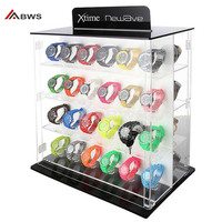 Meilleure vente, présentoir de comptoir pour boutique de montres, vitrine en acrylique transparent, présentoir de montres