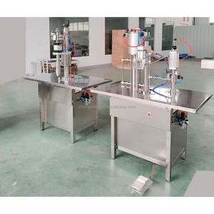 Máquina de Llenado de Aerosoles Semiautomática Tipo Válvula para Múltiples Líquidos, Máquina de Limpieza de Líquidos en Aerosol - Product Image 1