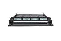 MPC Amovible Type 1U 19 pouces Monté En Rack 96 noyaux MPO Haute Densité Panneau de Brassage disponibles pour 4 Module MPO Cassettes
