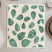 Chiffon de nettoyage absorbant pour vaisselle, style suédois et allemand, doux pour la peau, motifs originaux, vente en gros transfrontalière