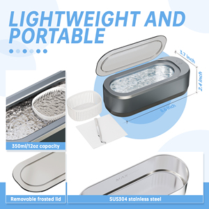 Cápsula de limpieza de ondas de belleza ultrasónica de alta frecuencia de 18W, nuevas herramientas de maquillaje eléctricas innovadoras, gafas de joyería para el hogar al aire libre - Product Image 5