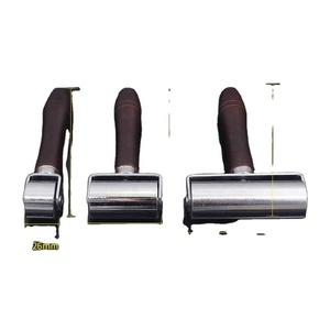 Cuir Presse Bord Rouleau Maroquinerie Manche En Bois En <span class=keywords><strong>Acier</strong></span> Au Carbone Creaser DIY Cuir Roulement Artisanat Rouleau Outil 60mm - Product Image 4