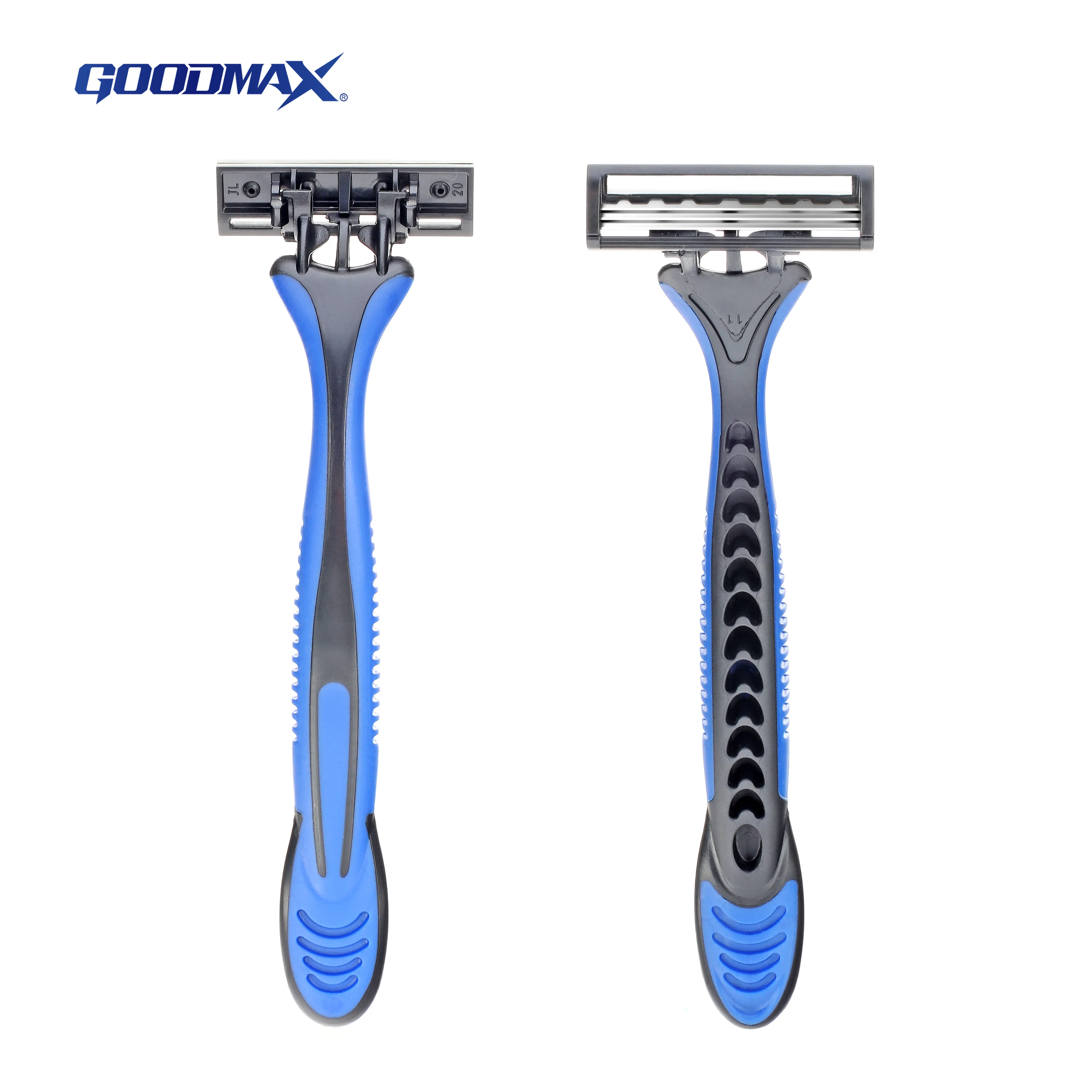 Goodmax lâmina de barbear descartável, para homens, de aço inoxidável, alta qualidade, para homens