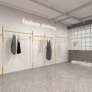 Exhibidor de Ropa para Tienda Minorista Estante de Pared para Exhibición de Prendas Colgador de Ropa para Tienda de Ropa - Product Image 3