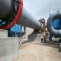 Tungku Putar Leka Berbahan Bakar Langsung Hemat Energi Efisiensi Tinggi untuk Produksi Klinker Semen dengan Gearbox