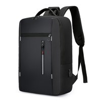 Sac à dos pour ordinateur portable en tissu Oxford de 16 pouces, sac à dos de voyage d'affaires avec chargement USB, sac d'ordinateur de grande capacité