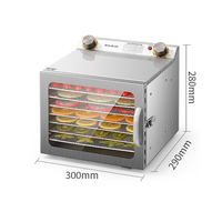 16-laags Multifunctionele Commerciële Intelligente Fruitdroogmachine Droogmachine Voedsel Thuis Groenten Huisdier Snackvlees