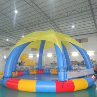 Couverture de piscine gonflable, abri pour piscine, imperméable, ignifuge, taille et couleur personnalisables, capacité 10 personnes