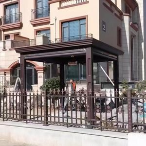 Pérgola Motorizada con Techo de Láminas Ajustables y Diseño Impermeable para Uso en Exteriores, Pérgola Eléctrica, Gazebo - Product Image 4