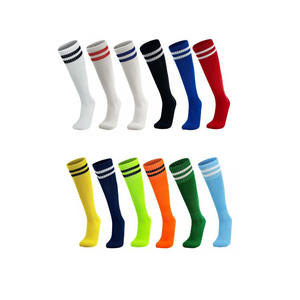 Kaos Kaki Sepak Bola Berkualitas Tinggi, Bernapas, Anti Selip, Kaos Kaki Sepak Bola Anti Selip Setinggi Lutut untuk Dewasa - Product Image 1