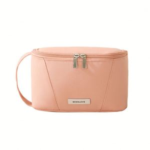 Portable Large Capacity Makeup Bag with Multi-Compartment Organizer for Travel & Daily Use - Product Image 1