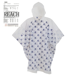 BSCI Factory Logo Custom emergenza LDPE usa e getta <span class=keywords><strong>pioggia</strong></span> per Poncho tutto stampato per ragazzi e ragazze per attività all'aperto Clim - Product Image 4