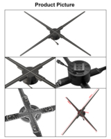 Ventilateur professionnel d'hologramme 3D de 100cm pour des événements et des expositions avec l'effet visuel d'oeil nu