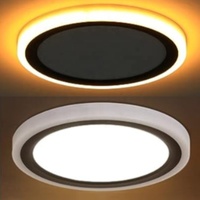 Lámparas de Techo LED Slim de 7.5W 12V 60W 3000K con Interruptor Digital Regulable, Base de Plástico Moderna, para Sala de Estar