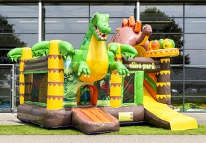 Qualified <strong>Dinosaur</strong> Park Kids Jumping Castle <strong>Inflatable</strong>, <strong>Dinosaur</strong> Jumping Castle, <strong>Dinosaur</strong> <strong>Inflatable</strong> Bouncer Slide for Sale - Product Image 2