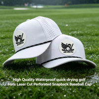 Gorra de Béisbol Deportiva para Hombre de Alta Calidad, Personalizada, Impermeable, de Poliéster, con Cierre a Presión, Logotipo de Goma PVC, Estampados de Leopardo, Puntos y Frutas
