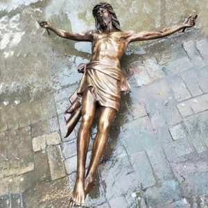 Escultura de Bronce de Jesucristo Crucificado de Tamaño Real en Oferta, SM-BJ-08, Escultura de Bronce de Jesús SM-BJ-08 - Product Image 3