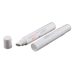 Tubos de Brillo Labial de Plástico Blanco Ecológicos Personalizados con Tapa de Rosca de 10g/15ml, Envases Cosméticos para Bálsamo Labial y Rímel, Color Personalizado Asta - Product Image 1