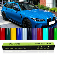 Rouleaux de film vinyle bleu Laguna Seca, autocollants mats résistants aux UV, TPU PPF, changement de couleur, films pour carrosserie complète