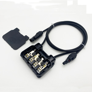 กล่องรวมสายแผงโซลาร์เซลล์ IP67 กันน้ำ วัสดุ PPO รุ่น PV SC1502 สำหรับโมดูลไฟฟ้าโซลาร์เซลล์ - Product Image 2