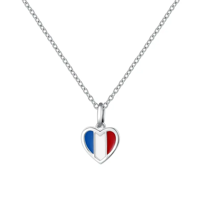 custom enamel necklace enamel pendent 18k necklace trendy necklace 2024 enamel