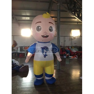 Hengyue personaje de dibujos animados inflable bebé niño para decoración de fiesta eventos publicidad inflable <span class=keywords><strong>JJ</strong></span> niño a la venta modelo inflable - Product Image 4